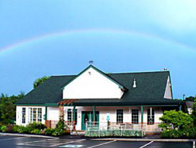 Rainbow over Clinic